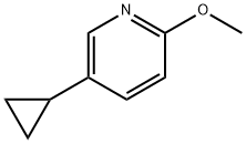 5-环丙基-2-甲氧基吡啶, 1063960-83-7, 结构式