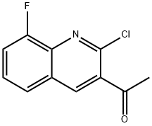 1-(2-chloro-8-fluoroquinolin-3-yl)ethanone