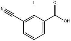 3-氰基-2-碘苯甲酸 结构式