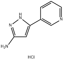 5-(Pyridin-3-yl)-1H-pyrazol-3-amine hydrochloride Structure