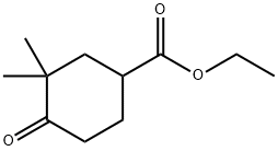ethyl 3,3-dimethyl-4-oxocyclohexanecarboxylate Struktur