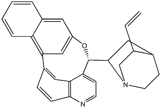 (3a,9S)- 3,9-epoxy-10,11-dihydro-6'-(1-
naphthalenyl)-Cinchonan,1071928-43-2,结构式