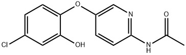 N-(5-(4-Chloro-2-hydroxyphenoxy)pyridin-2-yl)acetamide 结构式