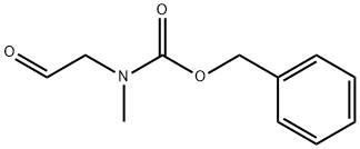 甲基(2-氧代乙基)氨基甲酸苄酯 结构式