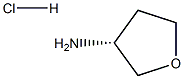 (R)-3-氨基四氢呋喃盐酸盐 结构式