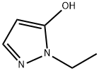 1-エチル-1H-ピラゾール-5-オール 化学構造式