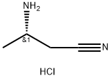(S)-3-氨基丁腈盐酸盐, 1073666-54-2, 结构式
