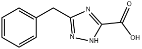 5-benzyl-4H-1,2,4-triazole-3-carboxylic acid Struktur
