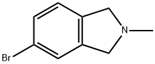 5-bromo-2-methylisoindoline 化学構造式