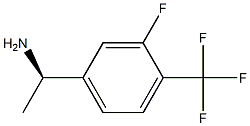(1R)-1-[3-FLUORO-4-(TRIFLUOROMETHYL)PHENYL]ETHYLAMINE Structure