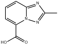 2-methyl-[1,2,4]triazolo[1,5-a]pyridine-5-carboxylic acid 化学構造式