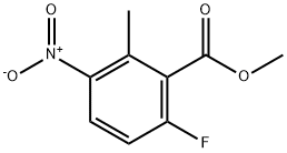 Methyl 6-Fluoro-2-Methyl-3-Nitrobenzoate Struktur