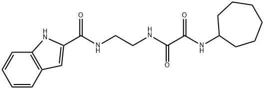 N-cycloheptyl-N'-{2-[(1H-indol-2-ylcarbonyl)amino]ethyl}ethanediamide|