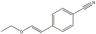 4-(2-Ethoxyvinyl)benzonitrile 结构式