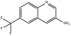6-(トリフルオロメチル)キノリン-3-アミン 化学構造式