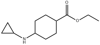 ethyl 4-(cyclopropylamino)cyclohexanecarboxylate Struktur