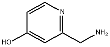 2-(氨基甲基)吡啶-4(1H)-酮, 1083424-10-5, 结构式