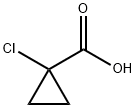1-chlorocyclopropane-1-carboxylic acid Struktur
