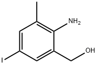 2-Amino-5-iodo-3-methylbenzenemethanol Struktur