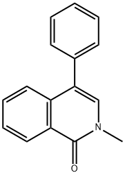 2-METHYL-4-PHENYL-1(2H)-ISOQUINOLINONE, 108960-88-9, 结构式