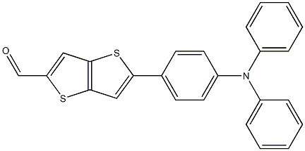 5-(4-Diphenylamino-phenyl)-thieno[3,2-b]thiophene-2-carbaldehyde,1092363-80-8,结构式