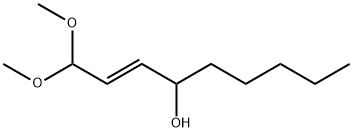 (E)-4-hydroxynon-2-enal dimethyl acetal Structure
