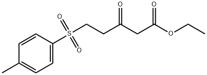 5-[(4-Methylphenyl)sulfonyl]-3-oxopentanoic acid ethyl ester Struktur