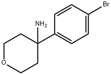 4-(4-Bromophenyl)tetrahydro-2H-pyran-4-amine Structure