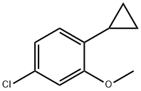 4-chloro-1-cyclopropyl-2-methoxybenzene|3-氯-6-环丙基苯甲醚