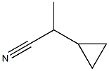 2-Cyclopropylpropanenitrile 结构式