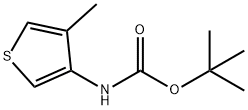 tert-butyl 4-methylthiophen-3-ylcarbamate Structure