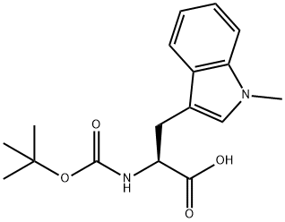 BOC-TRP(1-ME)-OH, 109927-44-8, 结构式