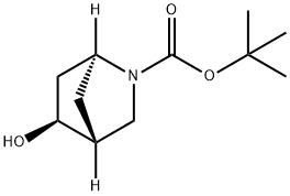 (1R,4R,5S)-Tert-Butyl 5-Hydroxy-2-Azabicyclo[2.2.1]Heptane-2-Carboxylate Struktur