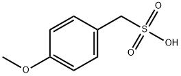 (4-甲氧基苯基)甲基磺酸, 110874-70-9, 结构式