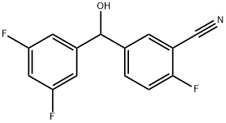 5-[(3,5-Difluorophenyl)hydroxymethyl]-2-fluorobenzonitrile