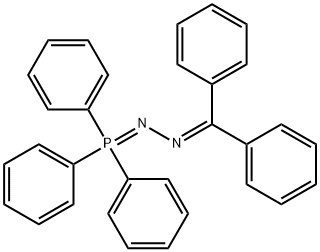 (BENZHYDRYLIDENEHYDRAZINYLIDENE)TRIPHENYLPHOSPHORANE, 1109-01-9, 结构式