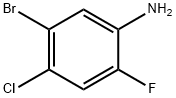 2-氟-4-氯-5-溴苯胺,111010-07-2,结构式