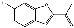 1-(6-溴苯并呋喃-2-基)乙酮, 1110717-68-4, 结构式