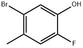 5-溴-2-氟-4-甲基苯酚, 1111096-04-8, 结构式