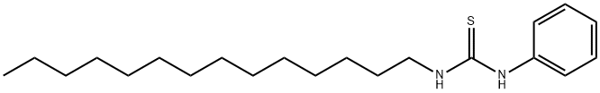 1-PHENYL-3-TETRADECYL-2-THIOUREA Struktur