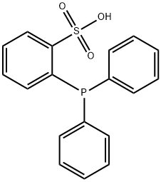 2-(二苯基膦基)苯磺酸, 111864-25-6, 结构式