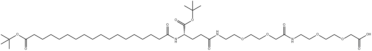 索玛鲁肽侧链,1118767-16-0,结构式