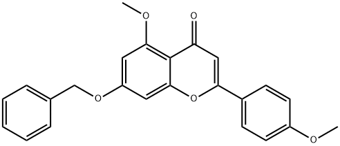 7-O-BENZYL-5-O-METHYLACACETIN, 111922-60-2, 结构式