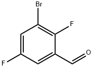 3-Bromo-2,5-difluorobenzaldehyde Structure