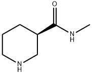 (3R)-N-甲基-3-哌啶甲酰胺盐酸盐, 1124199-15-0, 结构式
