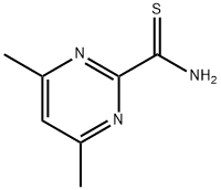 4,6-Dimethylpyrimidine-2-carbothioamide Structure