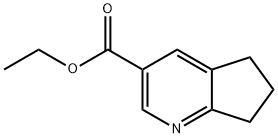 ETHYL 6,7-DIHYDRO-5H-CYCLOPENTA[B]PYRIDINE-3-CARBOXYLATE, 113124-13-3, 结构式