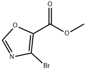 4-溴代噁唑-5-羧酸甲酯, 1134560-77-2, 结构式