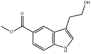3-(2-羟乙基)-1H-吲哚-5-羧酸甲酯 结构式