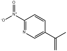 2-硝基-5-(丙-1-烯-2-基)吡啶 结构式